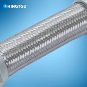 Tuyau flexible tressé en acier inoxydable avec embout union pour systèmes de tuyauterie à basse pression JIS Standard Surface lisse Anti-Vibration - Product Image 5