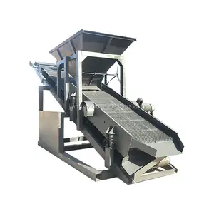 40M3 Per Hour Gold River Sands 8mm Sieve Sea Sands Vibrating Screen Machine with Conveyor Belt