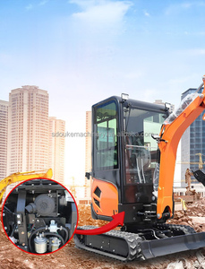 Mini-excavatrice sur chenilles compétitive avec moteur et garantie d'un an - Product Image 3