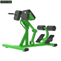 Chaise romaine réglable en acier pour hyperextension, entraînement du bas du dos, avec logo personnalisé, banc pliable, usage commercial, vente en gros