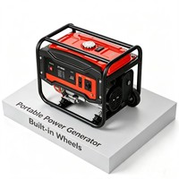 Générateur à essence monophasé Da Mao à bobine en cuivre 2,5-3 kW 230 V avec réservoir de carburant de 25 L et démarrage électrique OEM pour usage domestique