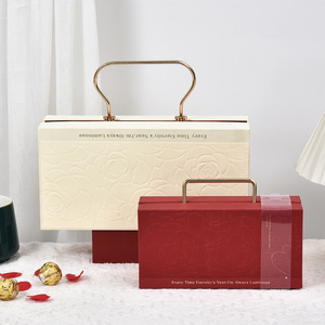 Cartelle Portadocumenti di Alta Qualità con Rose in Rilievo per Matrimoni, Damigelle, San Valentino, 8 <span class=keywords><strong>Marzo</strong></span>, Festa della Donna, Realizzate in Carta Resistente e Riciclabile - Product Image 4