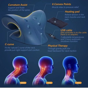 Almohada de Tracción Cervical con Calor y Tensor de Cuello, Almohadilla Térmica de Grafeno - Product Image 3