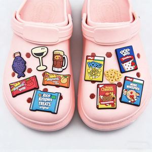 Dr Pepper Soda & Vintage Snack Themen-Clog-Charms PVC-Schuh-Charms für Clog-Dekorationen Großhandel - Product Image 1