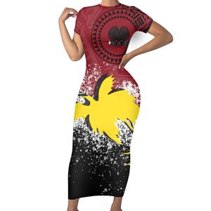 Yumuşak şifon kumaş Papua yeni gine Inspired Maxi elbise egzotik kuş baskı Flowy kadınlar artı boyutu özel uyarlanmış Bodycon - Product Image 2