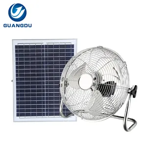 Oplaadbare Energie Usb Opladen Outdoor Solar Elektrische Cooling 15.72Inch 18.34Inch Solar Fan