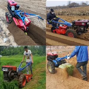 Leistungsstarker Einachsschlepper mit <span class=keywords><strong>8</strong></span> PS, 10 PS, 12 PS, 15 PS für die Landwirtschaft, Kleintraktor für die Agrarwirtschaft mit starkem Motor für Ackerland - Product Image 4