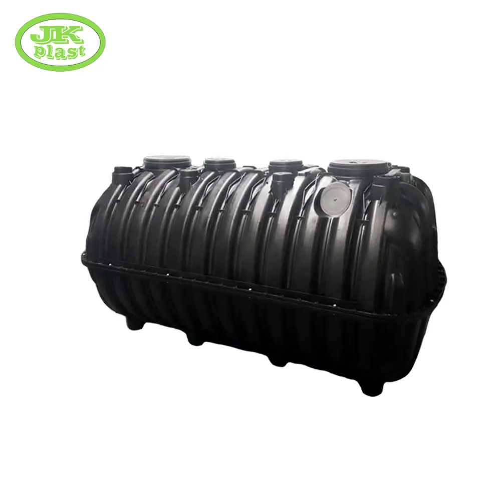 Low-cost export buried septic tank resistant to low temperature plastic septic tank