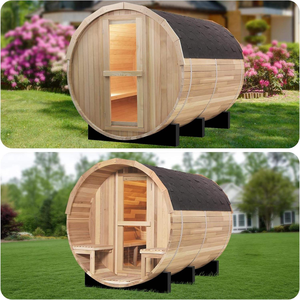 Sauna de Vapor para Exteriores con Estufa de Leña Smartmak, Habitación de Sauna para Porche - Product Image 5