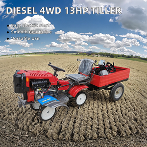Cultivador Diésel de 15 HP, Refrigerado por Aire, 4x4, 192FAE, Motor con Bomba y Caja de Cambios, Garantía de 1 Año, Tipo 1 - Product Image 3