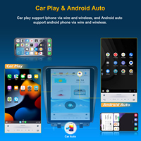 Autoradio Android 12,1 pouces pour Ford Mustang 2010-2014, navigation GPS, CarPlay sans fil, lecteur multimédia DSP