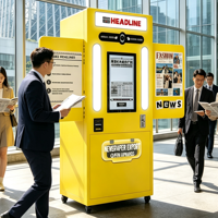 Kiosque photo extérieur personnalisé avec écran intégré et caméra de diffusion en direct 4K HD