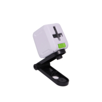 Niveau laser auto-nivelant vert à deux lignes pour une utilisation en intérieur et en extérieur