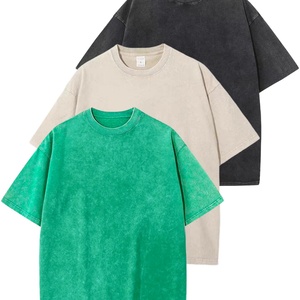 T-shirt Homme Slim Fit Lavé Couleur Unie Manches Longues Effet Usé Légèrement Vieilli pour un Style Tendance et Décontracté Couleur Personnalisable 100% - Product Image 1