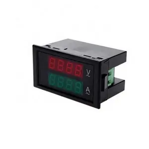 DL69-2042 100A AC80-300V 디지털 전류계 전압계 듀얼 디지털 LED 패널 앰프 전압 전류 측정기 w \/후면 커버 테스터