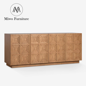 Mobile <span class=keywords><strong>Credenza</strong></span> Contemporaneo per Soggiorno in Legno Massello Stile Country, Mobile Vintage Moderno per Sala da Pranzo - Product Image 4