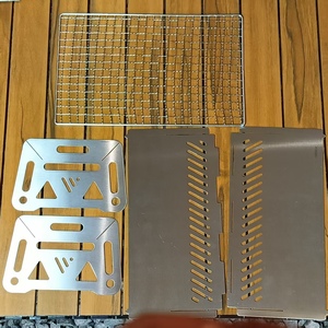 Estufa de barbacoa de carbón plegable de acero inoxidable para la familia Parrillas de camping perfectas para picnics al <span class=keywords><strong>aire</strong></span> <span class=keywords><strong>libre</strong></span> y campings - Product Image 6