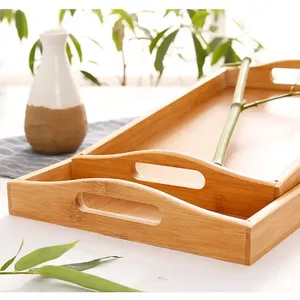 Wooden Serving <strong>Tray</strong> <strong>with</strong> <strong>Handle</strong> - Product Image 4