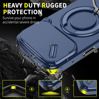 Nouvelles coques de téléphone portable pour iPhone Duo 18 Pro Max 18 Pro 17 Pro Max avec béquille réglable et protection de l'objectif de l'appareil photo