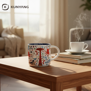 Mug en céramique promotionnel, motif personnalisé, logo, tasse en céramique, cadeau personnalisé écologique, mug à café pour le petit-déjeuner, mug à lait, dessin animé - Product Image 2