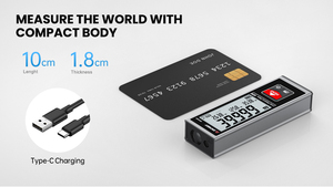 SNDWAY télémètre Laser portable outil de mesure de visée télémètre Laser télémètre Laser numérique avec rétro-éclairage LCD 50m - Product Image 4