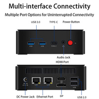 SZBOX N100/N150 Mini PC 12th Gen Quad-Core Dual Ethernet Ports NAS-Compatible Software Router Compact Business Desktop