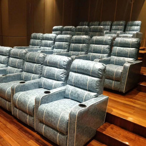 Sillas de Teatro con Asientos Reclinables de Espuma Amarilla para Cine y Salas de Conferencias - Product Image 2