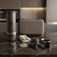 Kommerzielle Smarte Halbautomatische Tragbare Kaffeemaschine mit Heißwassersystem aus ABS-Kunststoff und Aluminiumlegierung im Modernen Design, Elektrisch