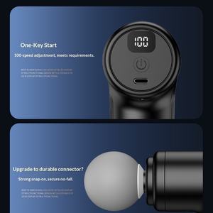 <span class=keywords><strong>Mini</strong></span> Pistola de Masaje Fascial, Masajeador Muscular para el Hogar, 100 Eléctrico, Pantalla LED Inteligente, Pistola de Masaje para Cuello, Batería Integrada - Product Image 3