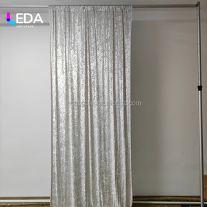 LEDA Rideau en velours diamanté sur mesure, couleur personnalisée, très demandé, pour décors de mariage et événements - Product Image 3