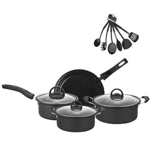 Precio bajo de juego de ollas esmaltadas a estrenar, utensilios de cocina, juego de utensilios de cocina de <span class=keywords><strong>hierro</strong></span> <span class=keywords><strong>fundido</strong></span>, ollas y sartenes esmaltadas de <span class=keywords><strong>hierro</strong></span> <span class=keywords><strong>fundido</strong></span> - Product Image 2