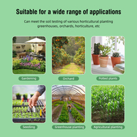 Testeur de sol 4 en 1 YG-09, capteur de température/azote/phosphore/potassium, analyseur de nutriments pour le jardinage, l'agriculture et la plantation en pot