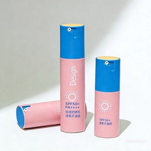 Cylinder 30ml 50ml Airless <b>Plastic</b> Emulsion Lotion <b>Bottles</b> Matte Body Colorful Packaging Skin Care <b>Empty</b> <b>Bottle</b> - Product Image 1