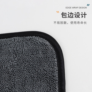 ผ้าไมโครไฟเบอร์สำหรับล้างรถแบบสั่งทำพิเศษ ขนาด 40x40 ซม. ดีไซน์ขอบเย็บพิเศษสำหรับทำความสะอาดรถยนต์ - Product Image 1