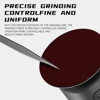 Tête de polissage LUOWEI LW-645 Glue Rem compatible avec lame de pince à épiler de 2,4 mm, pièce de ponçage pour outils de réparation de téléphones portables