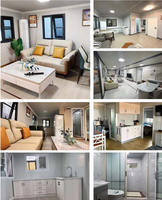 Maison conteneur moderne extensible de 20 pieds, 3 chambres, préfabriquée, villa portable, hôtel, habitation, bureau, bâtiment résistant aux tremblements de terre