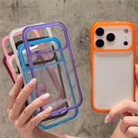 Coques de téléphone antichoc hybrides TPU PC avec coussin d'air tendance pour iPhone 18 17 16 Pro Max