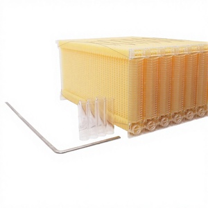 Nuevas herramientas de apicultura: Cuadros de plástico <span class=keywords><strong>inteligentes</strong></span> para colmenas, cuadros de colmena de miel de flujo automático, 1 año de garantía - Product Image 4