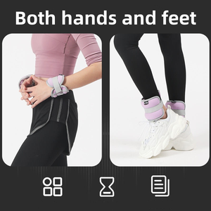 Pesas Ajustables para Muñecas y Tobillos CZFIT, Bolsa de Arena Deportiva para Correr y Fisicoculturismo, Equipo de Neopreno Colorido y Elegante - Product Image 6