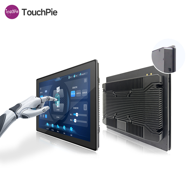 Aluminum Case Industrial Touch Panel PC Linux Ubuntu Debian OS 12.1 Inch 15 Inch 21.5 Inch Touch Screen Monitor for Kiosk & HMI