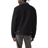 XUCHANG Original Haute Qualité Hommes Casual Sherpa Doublé Denim Nouveau Style Manteau D'hiver avec Col En Fourrure Polaire Lavé Jeans Veste