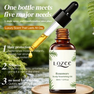 <span class=keywords><strong>Aceite</strong></span> Capilar Orgánico <span class=keywords><strong>de</strong></span> Romero Lozee con Menta para Tratamiento del Cuero Cabelludo, Reparación <span class=keywords><strong>de</strong></span> Cutículas, Anti-Rotura del Cabello, Suavidad y Brillo - Product Image 2