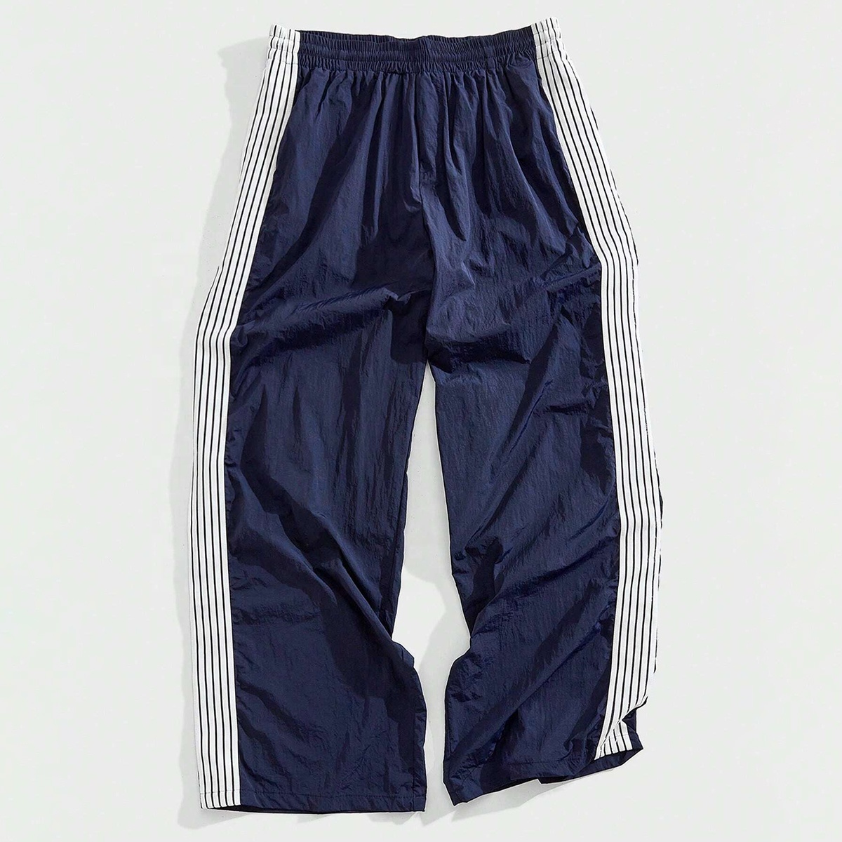 White Nylon Track Pants - Customizable Men's & Women's Wear