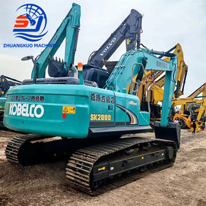 Excavadora de Cadenas Kobelco SK200D Usada de Alta Calidad y Bajo Precio, Modelo 2024, 20 Toneladas de Peso Operativo, Motor Silencioso, en Venta - Product Image 2