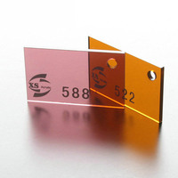 Les vendeurs vendent des feuilles acryliques transparentes personnalisées de 2mm/3mm/4mm/5mm de couleur blanche et noire