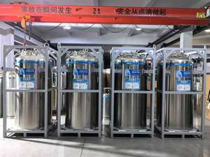 1000L kryogener Dewar-Druck behälter Stickstoff/Sauerstoff/CO2/Ar-Gasflasche Geschweißte isolierte Flaschen - Product Image 3