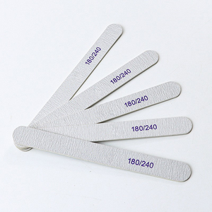 Custom Double-Sided Nail Files 100 180 Grit Emery Board Manicure Pedicure Art Tools Nail File With Logo
