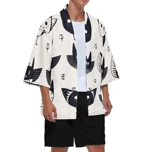 Cárdigan Estilo Kimono Personalizado para Hombre - Product Image 2