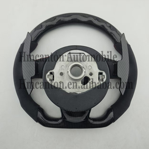 Volante Deportivo de Fibra de Carbono y Alcántara con LED para Audi A3 A4L A5 A6L A7 Q3 Q5, el Mejor de Fábrica - Product Image 3