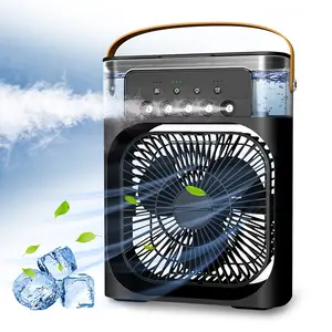 Ventilador de refrigeración ajustable, aire acondicionado refrigerado por agua, ventilador de refrigeración para el hogar, ventilador enfriador de escritorio de agua pequeño con carga Usb